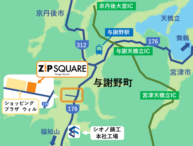 ZiPSQUARE地図